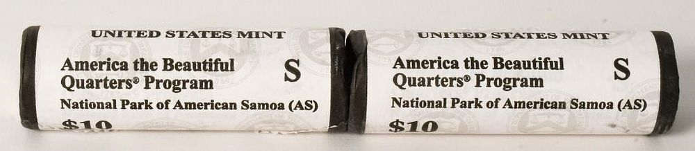 Lot 1552: 2 Rolls Of United States Mint Quarters