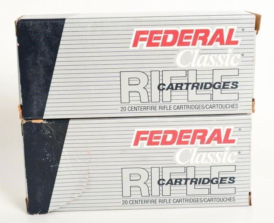 Lot 1562: 40 Rounds Of Federal Classic .45-70 GOVT Ammo