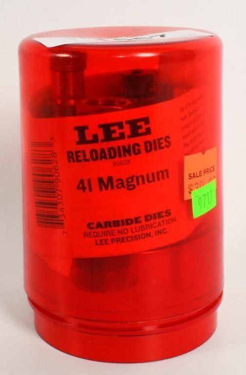 Lot 1567: Lee Precision Reloading Die Set For .41 Mag