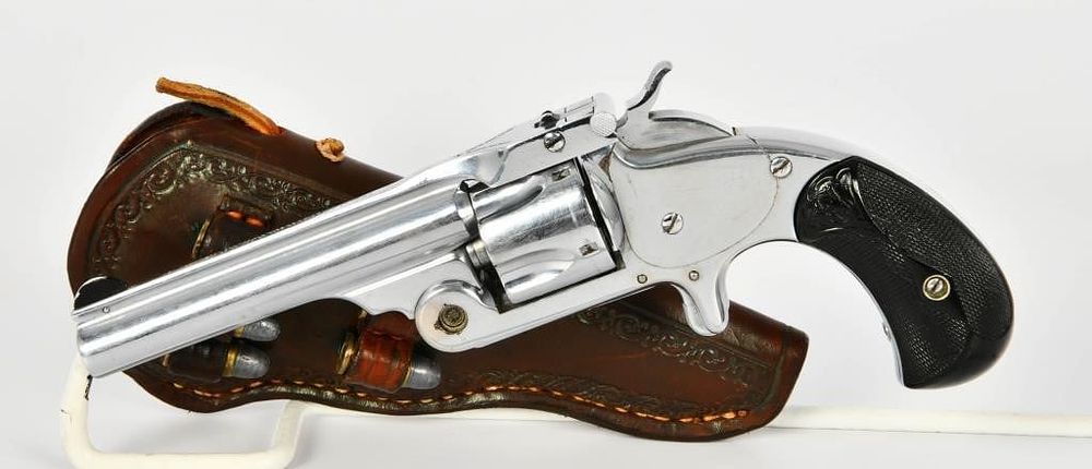 Lot 1593: Smith & Wesson Top Break 4th model Single action