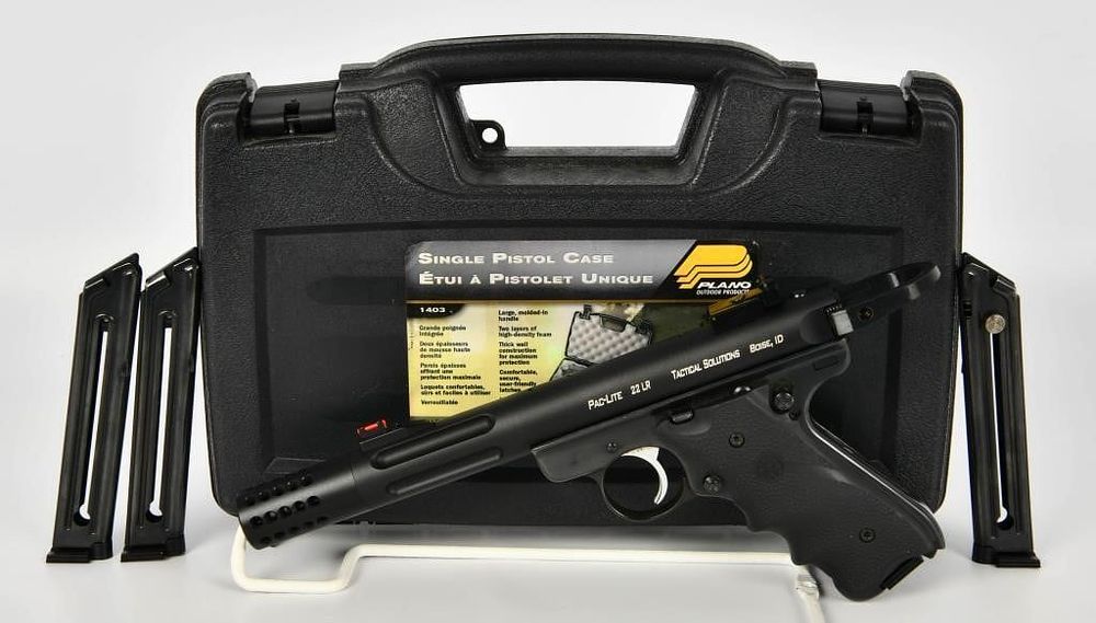Lot 1605: Tactical Solutions Pac-Lite Ruger Target Pistol