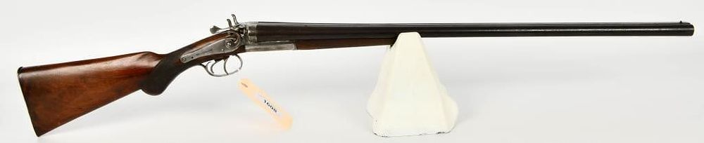 Lot 1608: Antique Wm Parkhurst Side By Side Shotgun 12 Ga
