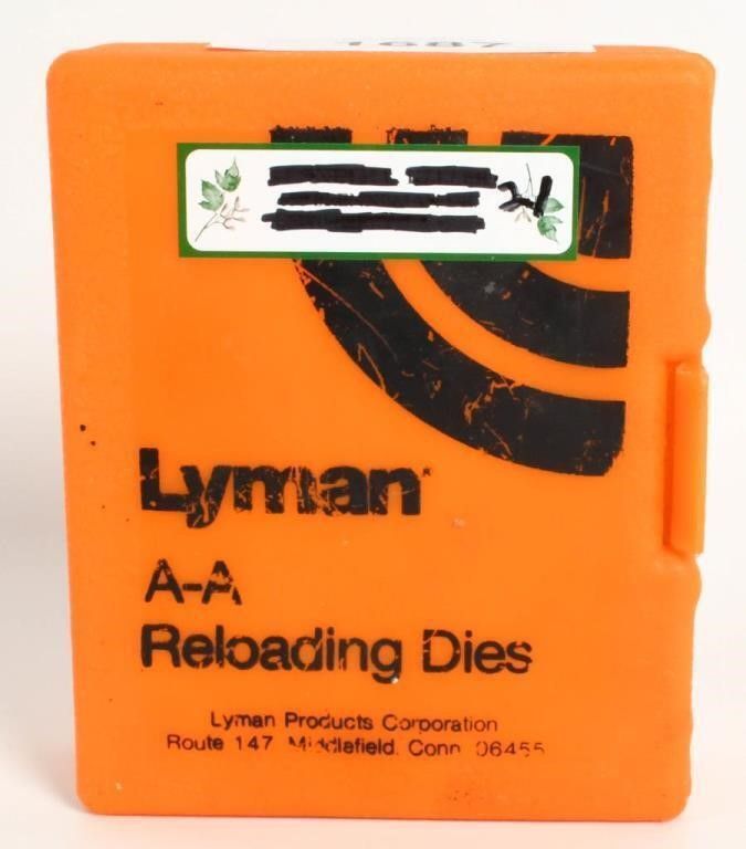 Lot 1687: Lyman Reloading Die Set For .41 Mag Cartridges