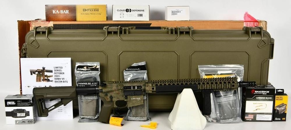 Lot 57: NEW Daniel Defense Limited Series DDM4 V9 Bacon