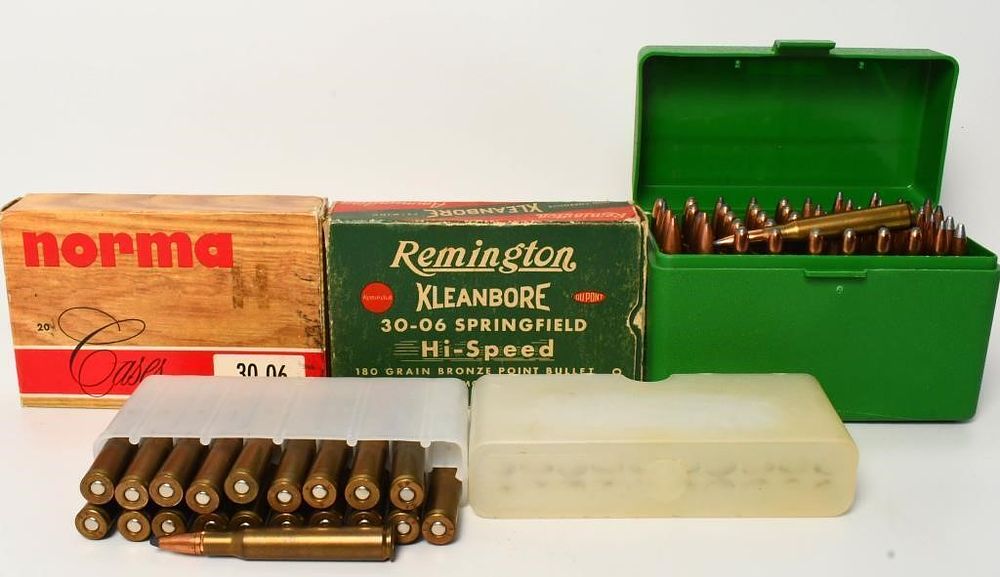 Lot 58: 110 Rounds of Various .30-06 Ammunition