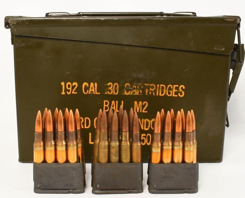 Lot 79: Approx 170 Rounds of .30-06 on M1 Garand Enblocs
