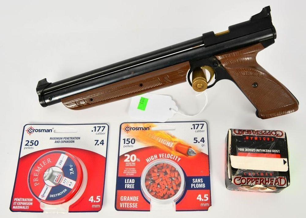 Lot 104: American Classic Model 1377 Pellet Gun W/ Pellets