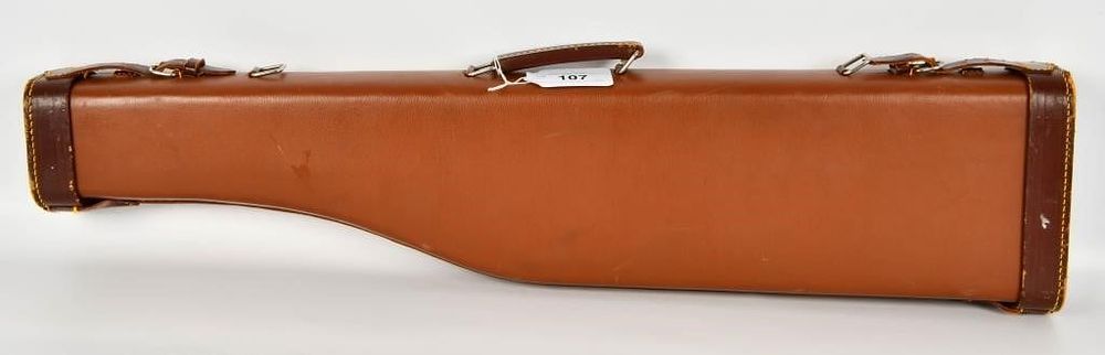 Lot 107: Unmarked Leather Takedown Shotgun Scabbard