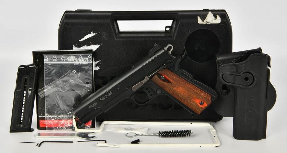 Lot 123: SIG Sauer 1911-22 Semi Auto Pistol .22 LR