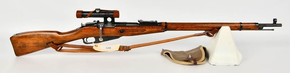 Lot 126: Nice Russian Mosin Nagant M91/30 Sniper Rifle
