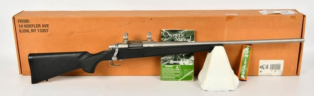 Lot 144: Stainless Remington Model 700 ADL Rifle .308 Win