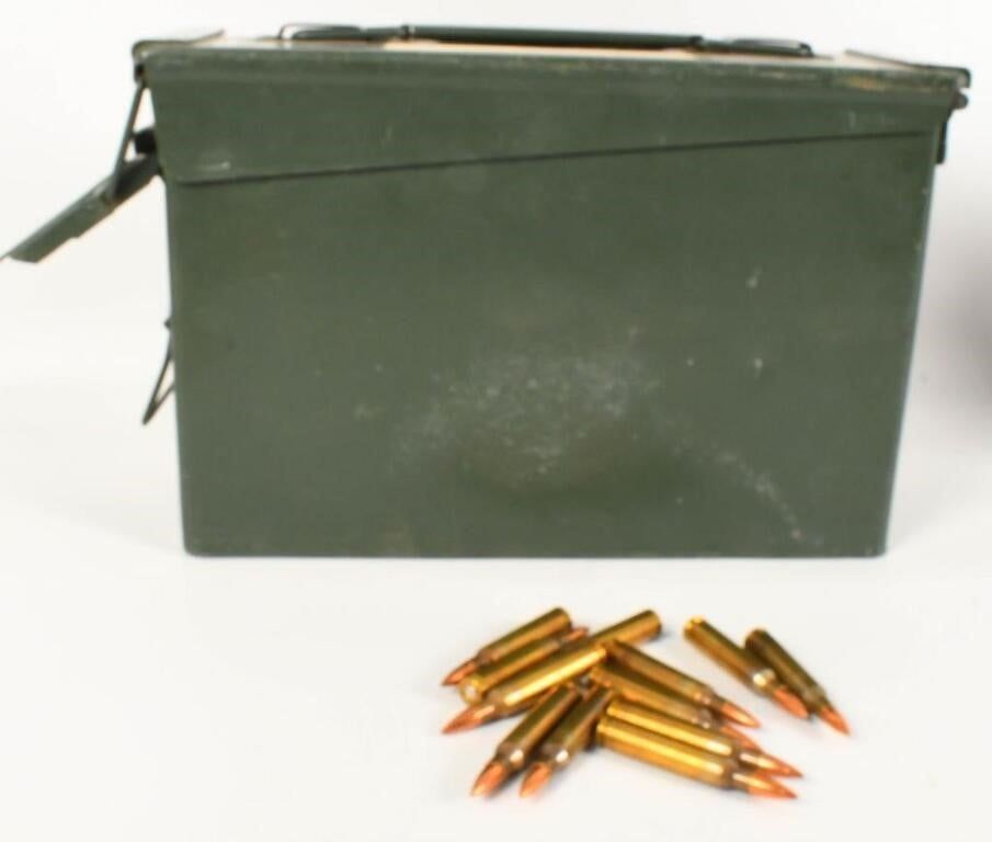 Lot 169: Approx. 500 Rounds of Military .223 Ammo 55 Gr FMJ