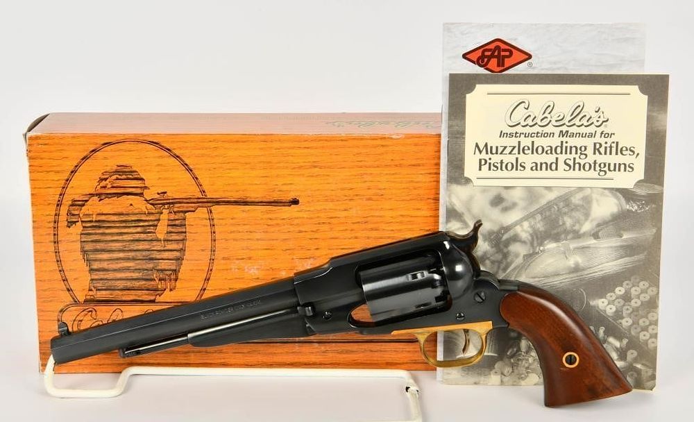 Lot 213: Pietta 1858 Remington .44 Caliber Black Powder Revolver...