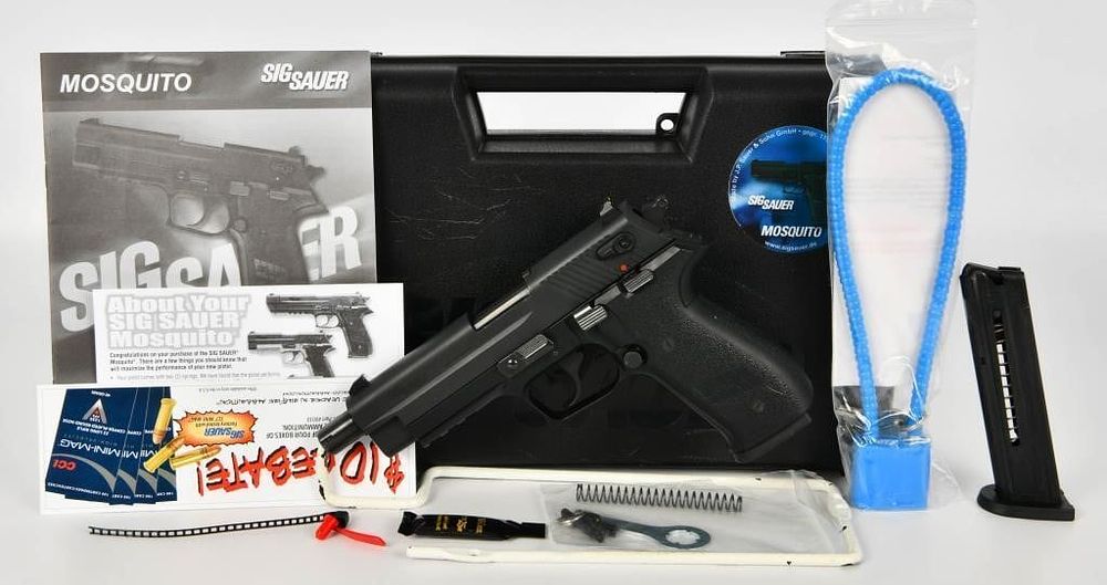 Lot 243: SIG Sauer Mosquito with Threaded Barrel Semi Auto
