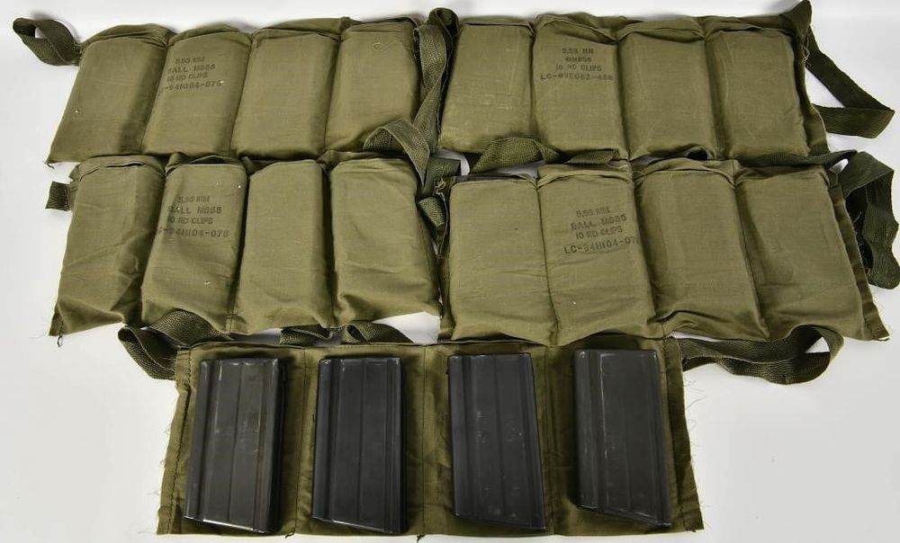 Lot 245: 20 Falcon 20 Round FAL Magazines W/ Bandoliers