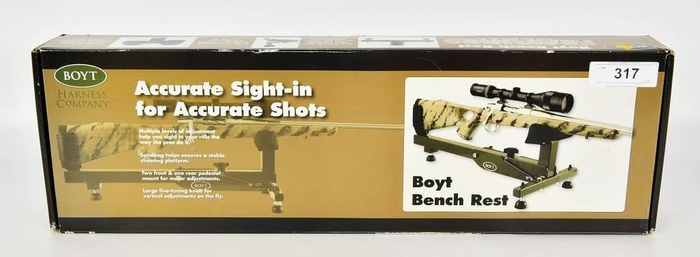 Lot 317: NIB Boyt Adjustable Shooting Bench Rest