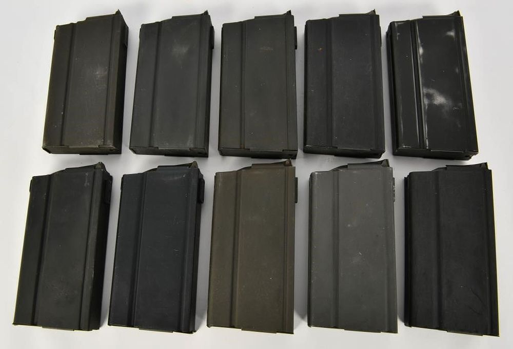 Lot 362: 10 20 Rounds M1A .308 Cal Metal Magazines