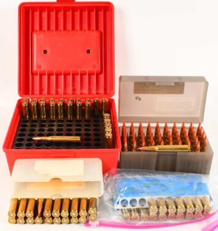 Lot 442: approx 107 various .270 win reman ammuntion