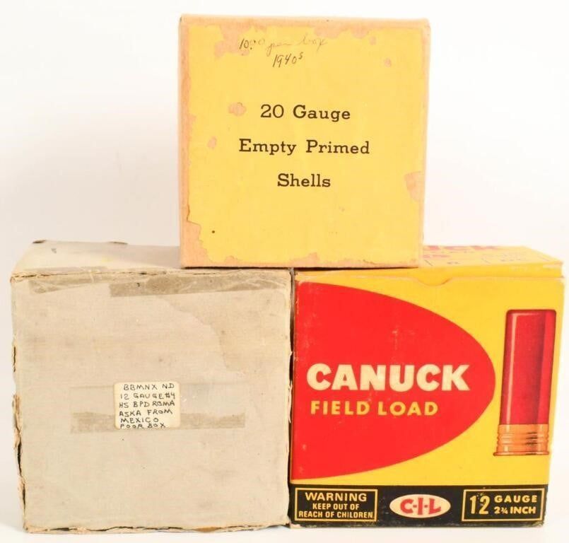 Lot 505: 50 Rounds of Collector Shotshells and New Empties