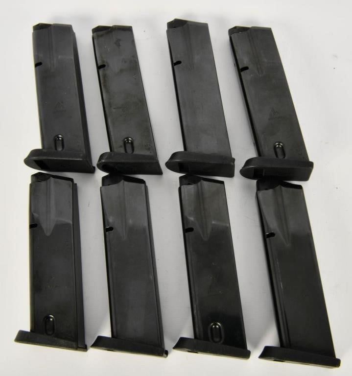 Lot 512: 8 .45 ACP Caliber 10 Round Metal Magazines