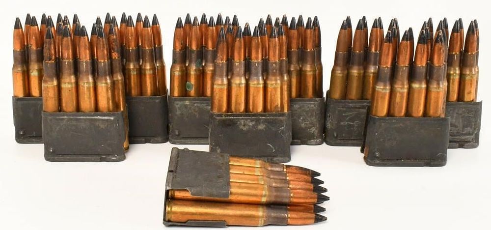 Lot 550: 80 Rounds Of BT .30-06 Garand Ammo W/ Enbloc's