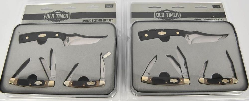 Lot 563: 2 NIB Old Timer Limited Edition Knife Gift Sets