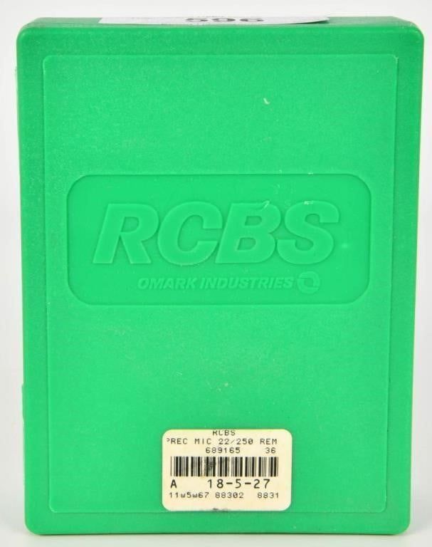 Lot 596: RCBS Reloading Precision MIC For .22-250 Rem