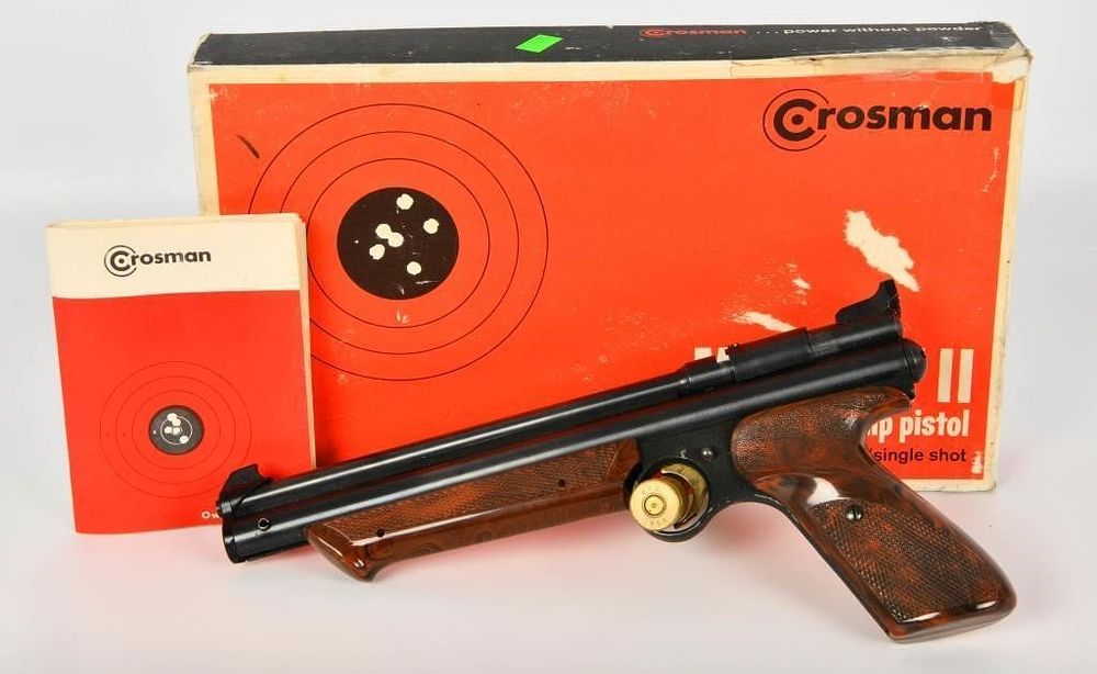Lot 599: Crosman Medalist II model 1300 pellgun-pump pistol