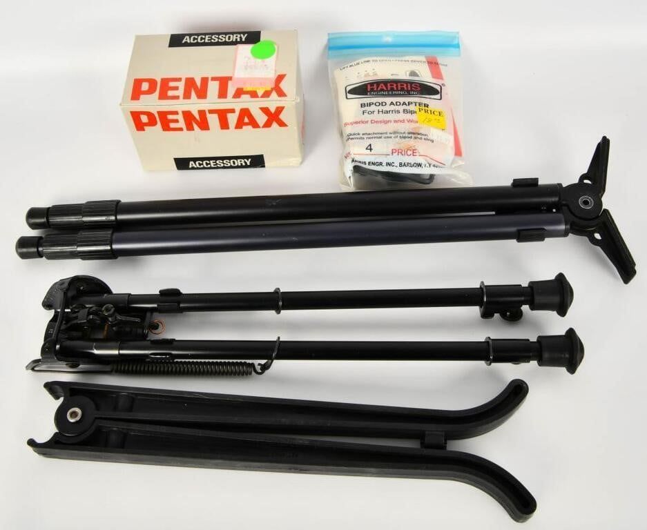 Lot 617: Lot of Various Bipods & Accessories