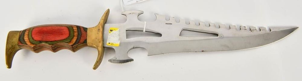 Lot 653: Large Size Fixed Blade Knife