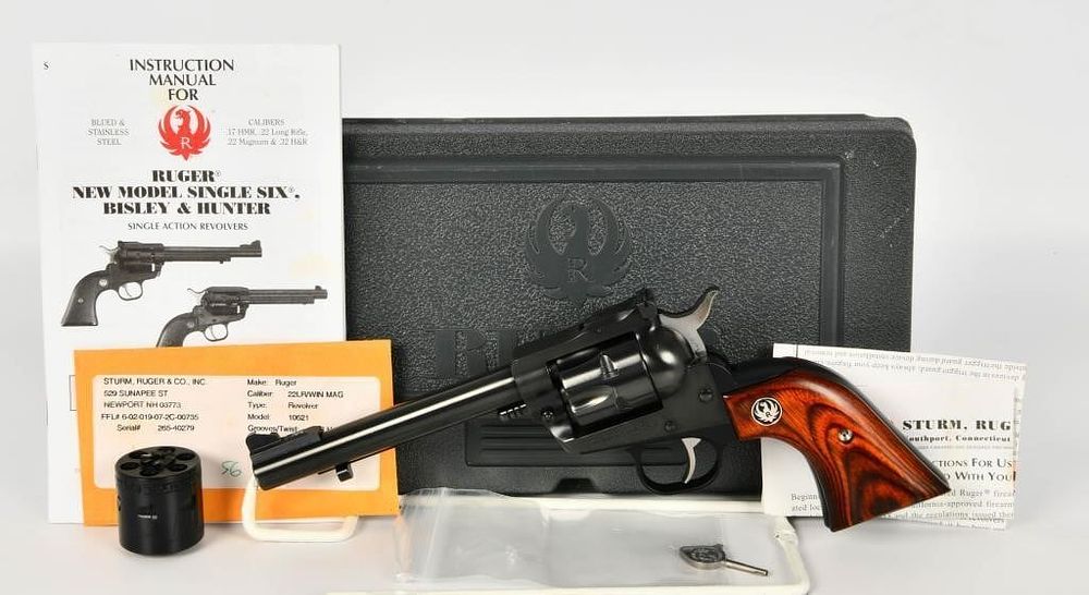 Lot 675: Ruger New Model Single Six Convertible Revolver