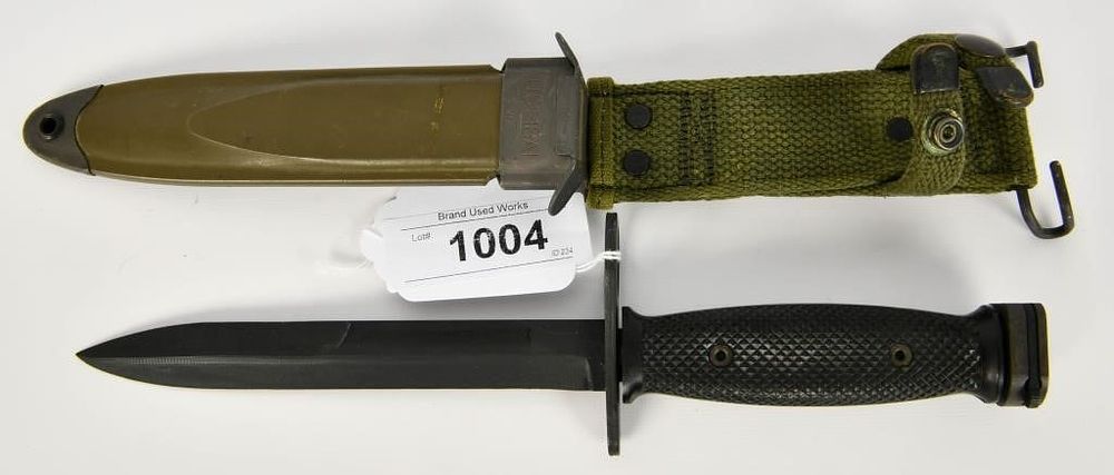 Lot 1004: United States M7 Military Fighting Knife W/ Sheath