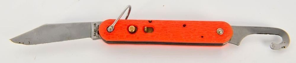 Lot 1067: Vintage Camillus MC1 Orange Paratrooper Knife