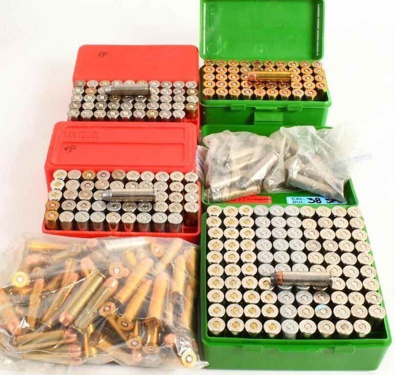 Lot 1081: approx 371 rds of .357 mag reman ammo various