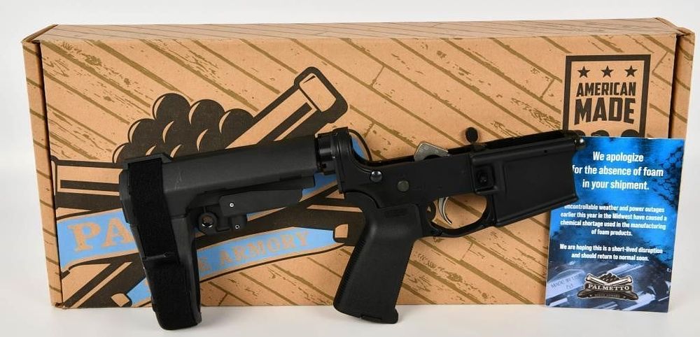 Lot 1083: Palmetto State Armory PA-15 Pistol Lower