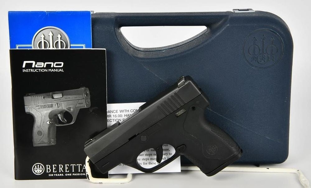 Lot 1092: Beretta BU9 Nano 9mm Semi Auto Pistol