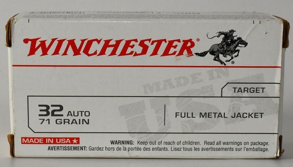 Lot 1099: 50 Rounds of Winchester .32 ACP Ammunition