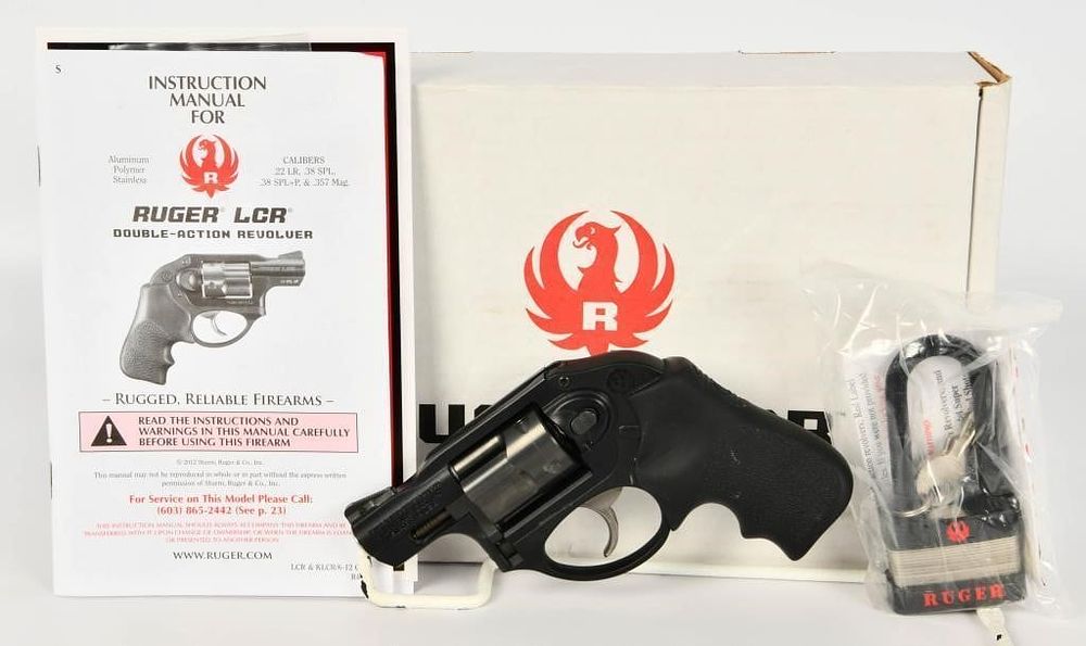 Lot 1122: Ruger LCR Hammerless Revolver .38 SPL +P