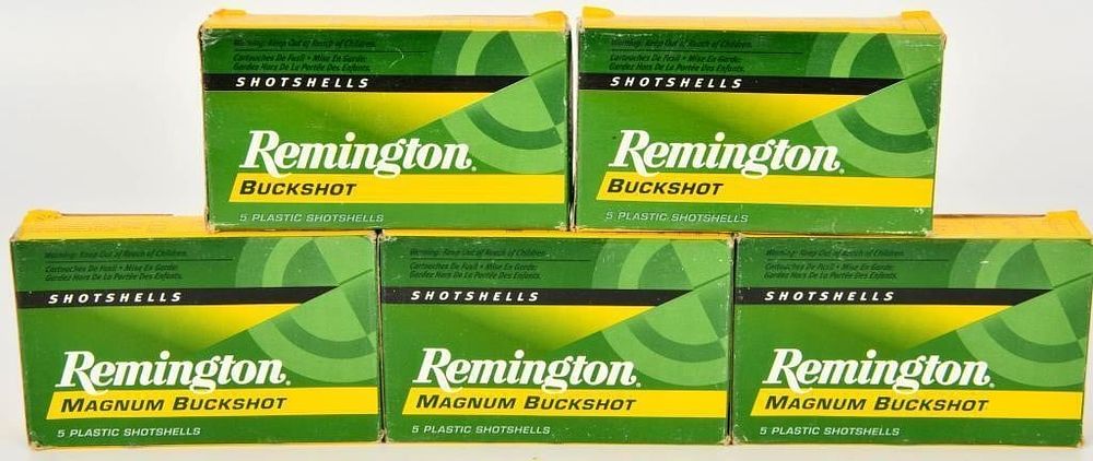 Lot 1126: 25 Rounds Of Remington 12 Ga Buckshot Shotshells