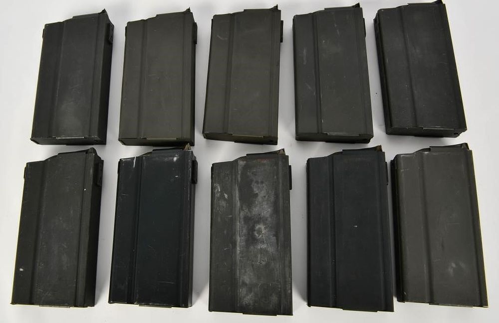 Lot 1151: 10 20 Rounds M1A .308 Cal Metal Magazines