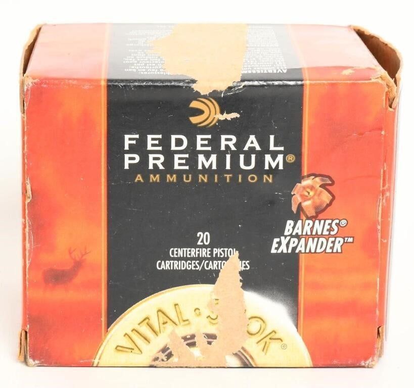 Lot 1156: 15 rds Federal Premium 460 S&W 275 gr expander