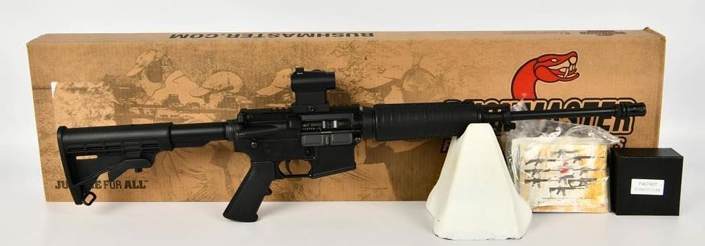 Lot 1203: NEW Bushmaster XM-15 QRC W/ Mini Red Dot Sight