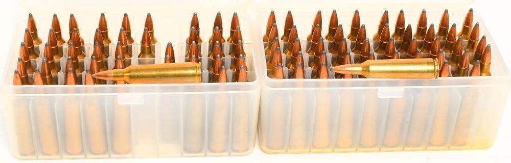Lot 1219: 95 Rounds Of Reman .22-250 Rem Ammunition