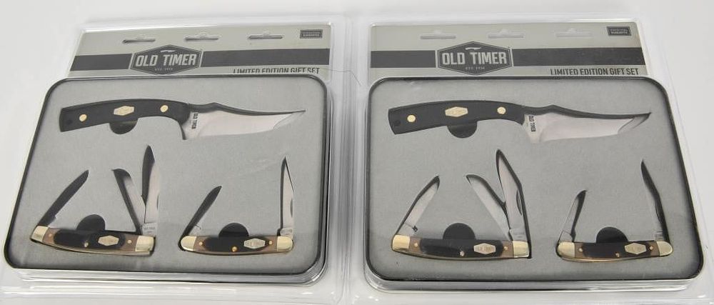 Lot 1292: 2 NIB Old Timer Limited Edition Knife Gift Sets