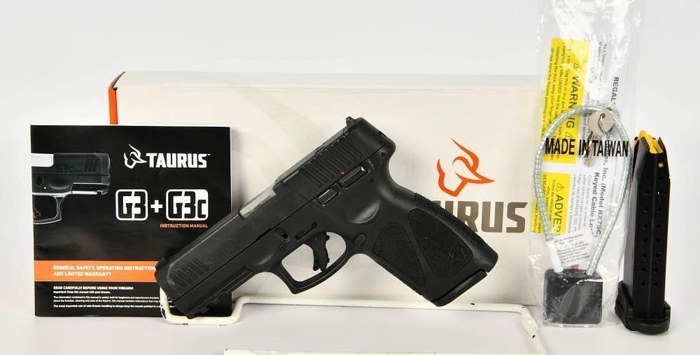 Lot 1362: Taurus G3 Semi Auto Pistol 9MM