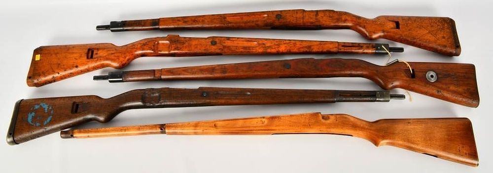 Lot 1364: 5 VZ24 Wood Replacement Stocks