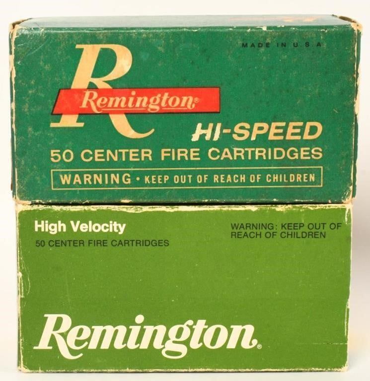 Lot 1372: 100 Rounds Of Remington .22 Rem Jet Ammunition