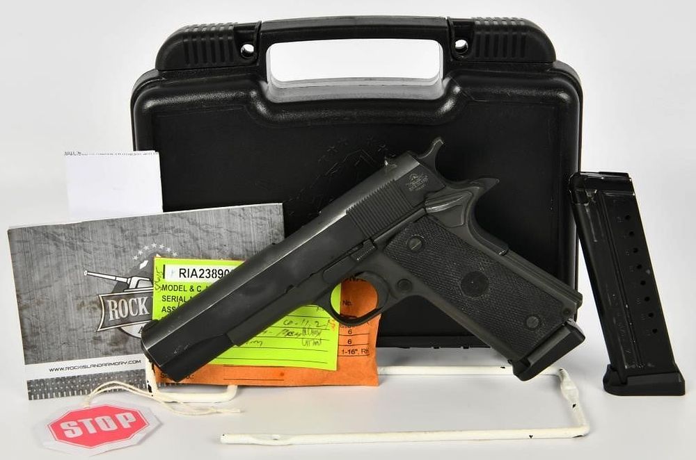 Lot 1398: M1911-A1 Full Size Semi Auto Pistol 9MM