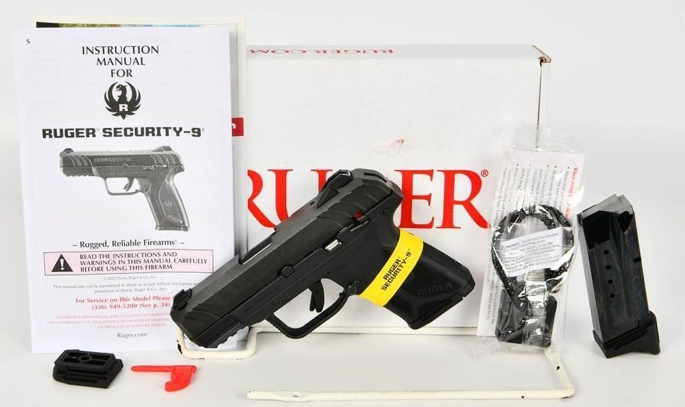 Lot 1422: Ruger Security-9 Semi Auto Pistol 9MM