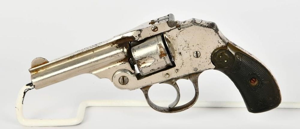 Lot 1434: Iver Johnson Top Break Hammerless Parts Revolver